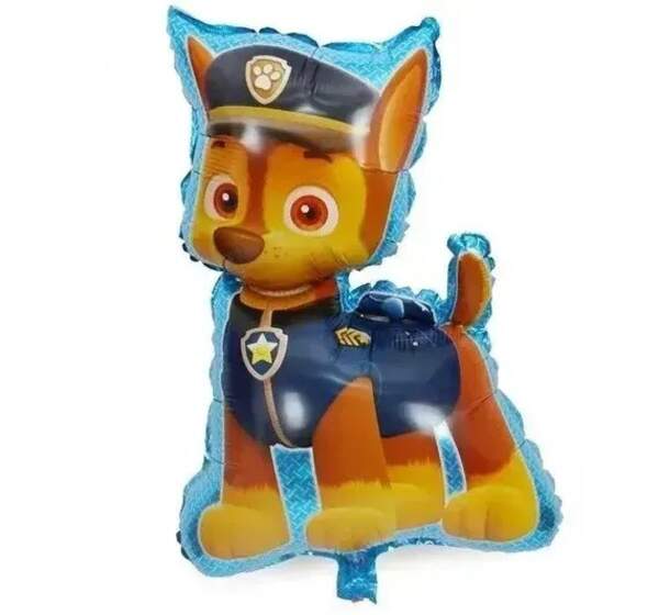 Фольгована фігура  «Щенячий патруль Чейз» 45см*70см, ціна за уп.-10шт (01698) (шт)