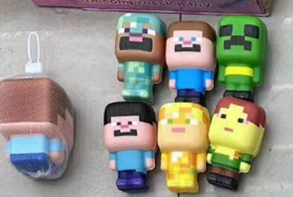 Антистрес арт. MW15401 (200шт)   мікс видів, майнкрафт пакет 3,5*8,5 см (шт)