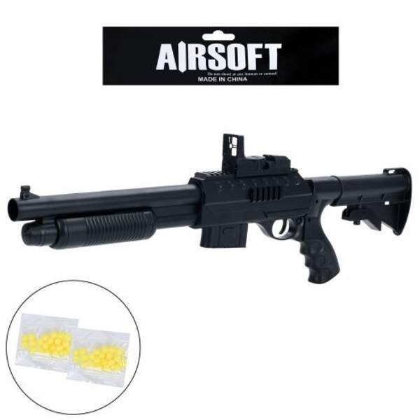 Автомат 0581C-1 (14шт) 67см, світло, пластикові кулі, у пакеті, 21-75-7см (шт)