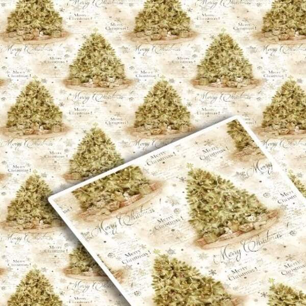 Папір пакувальний крейдований новорічний 70*100см 10л/уп 503 (50уп) (шт)