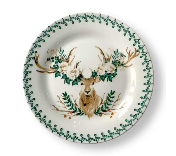 ТАРІЛКА ОСНОВНА 8’ ОЛЕНІ 717717-14 (шт)