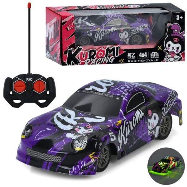 Машина ESD006 (24шт) KR, р/к, 19см, світло, гумові колеса, корпус не б'ється, на бат-ці, в кор-ці, 2 (шт)