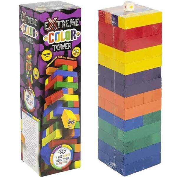 Розвиваюча настільна гра "EXTREME COLOR TOWER" (8) G-ECT-01U (шт)