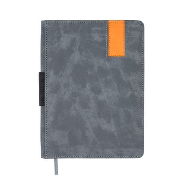 Щоденник недат. VERONA, A5, сірий, штуч. шкіра/поролон, 336 стор BM.20150-09 (шт)
