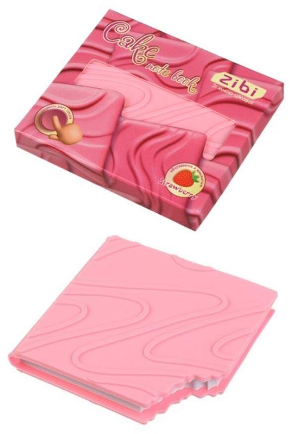 Блокнот CAKE, 90х90мм, 80 арк., нелінований, ароматизована Soft touch обкладинка, KIDS Line ZB.12470 (шт)