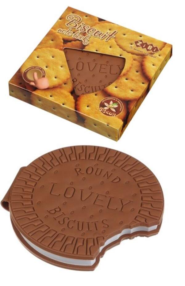 Блокнот BISCUIT, 90х90мм, 80 арк., нелінований, ароматизована Soft touch обкладинка, KIDS Line ZB.12 (шт)