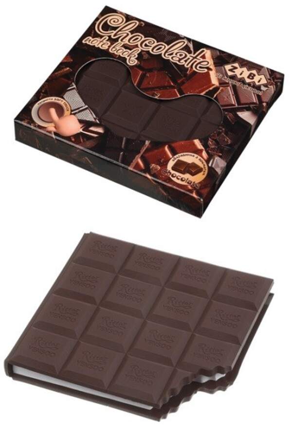Блокнот CHOCOLATE, 100х87мм, 80 арк., нелінований, ароматизована Soft touch обкладинка, KIDS Line ZB (шт)