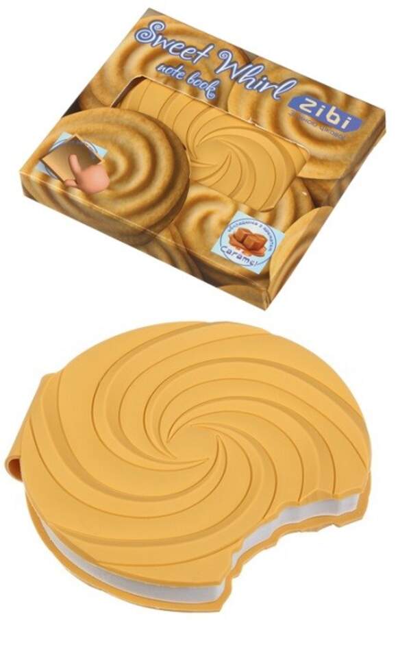 Блокнот SWEET WHIRL, 90х90мм, 80 арк., нелінований, ароматизована Soft touch обкладинка, KIDS Line Z (шт)