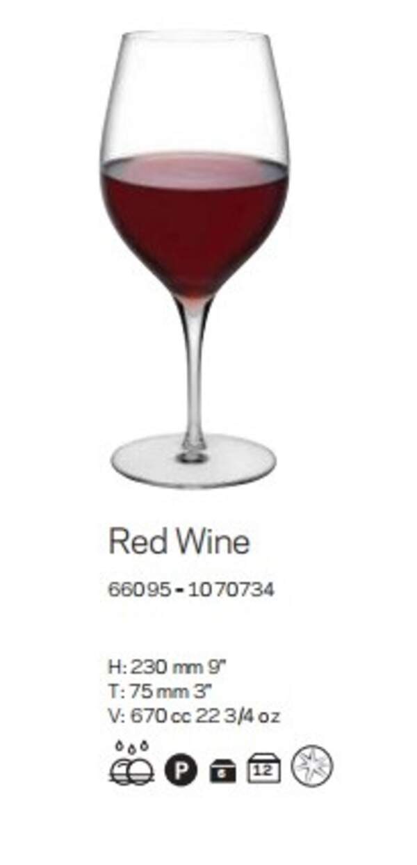 Теруар NUDE келих д/вина v-670мл (под.уп.) н-р2шт 66095 (шт)