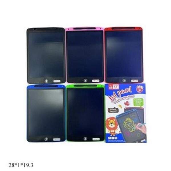 Планшет для малювання BB1202C LCD Writing Tablet 12'' кольоровий 5кол.кор.28*1*19,3 /120/ (шт)