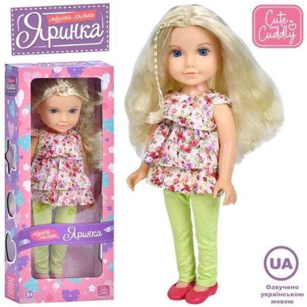 Лялька M 5935 I UA (18шт) Яринка, 45см, музика(укр), 5 пісень, на бат(табл), в кор-ці, 20-48-10см (шт)