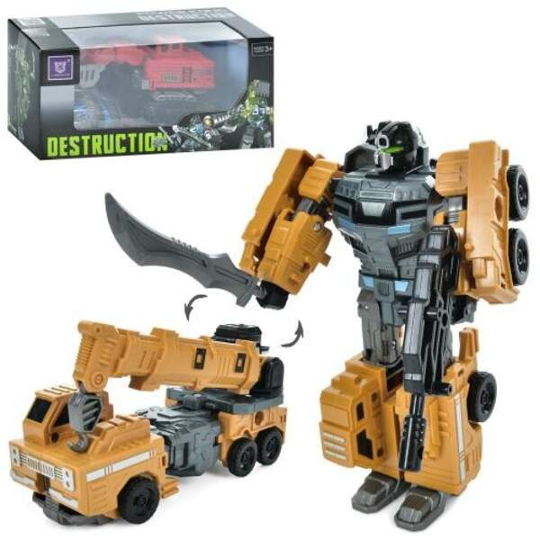 Трансформер LJ1675FG (24шт) робот+будтехніка 15см, 2 види, в кор-ці, 22,5-11,5-10,5см (шт)
