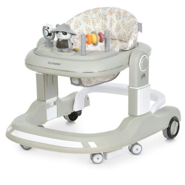 Ходунки ME 1200 URSA Beige (1шт) 2в1 муз., пушер, колеса 6шт, світло, на бат-ці, в кор, бежевий (шт)