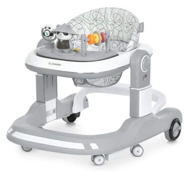Ходунки ME 1200 URSA Gray (1шт) 2в1 муз., пушер, колеса 6шт, світло, на бат-ці, в кор, сірий (шт)