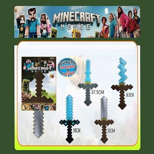 Іграшкова зброя арт. 97833 (120шт/2) меч,батар.,свiтло,звук,на планшетці (шт)