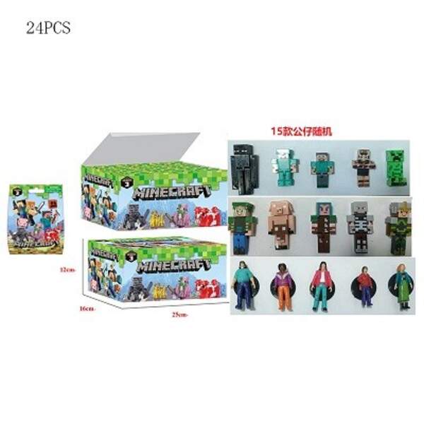 Фігурка мультгероїв арт. A6001 (384шт/2) 15 видів, 24 шт у дисплеї 25*16*12см (шт)