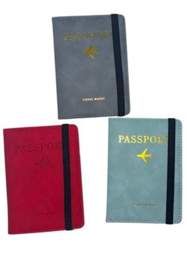 Чохол-гаманець для паспорта pu 4кол. (10,8*15,2)см №835-1 (300) (шт)