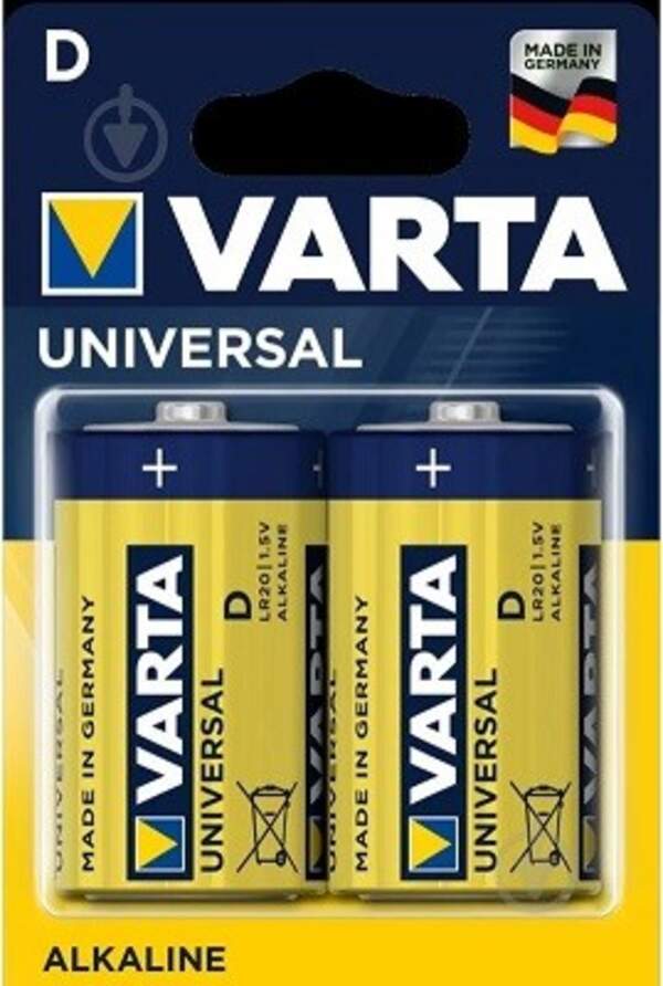 Varta UNIVERSAL  LR20 (2BL) /20/ (4020299412) (шт)