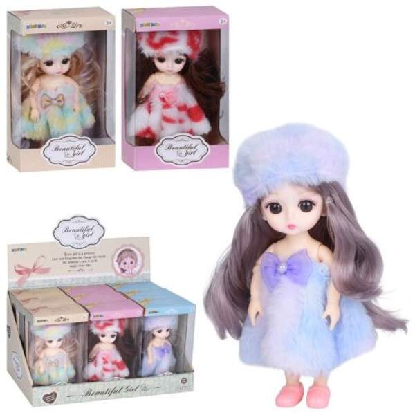 Лялька 1361 (108шт) 15см, шарнірна, 9шт(3 види) в дисплеї, 32-18-19,5см (шт)