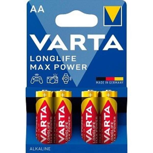 Varta  LR6 (4bl) LongLife Max Power /80/400 (4706101404) (шт)