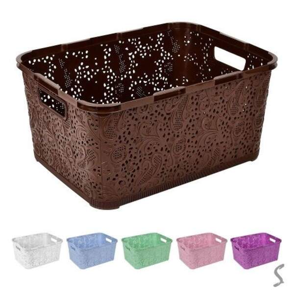 Кошик-плетінка "Ажур" 18л 29.5*40*19см PB-584 (10шт) (шт)