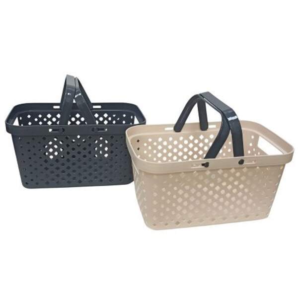 Кошик із ручкою "Комфорт" 15л 35*24.5*23см PB-970BK (10шт) (шт)