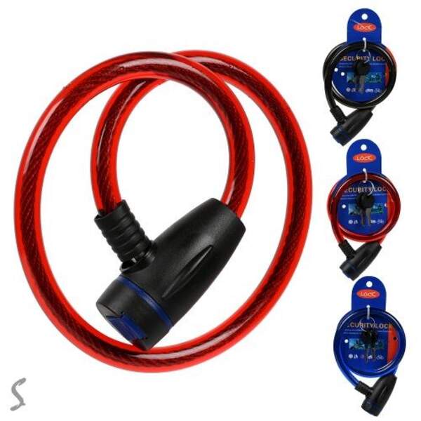 Замок для велосипеда 11*65см  VL36885 (150шт) (шт)