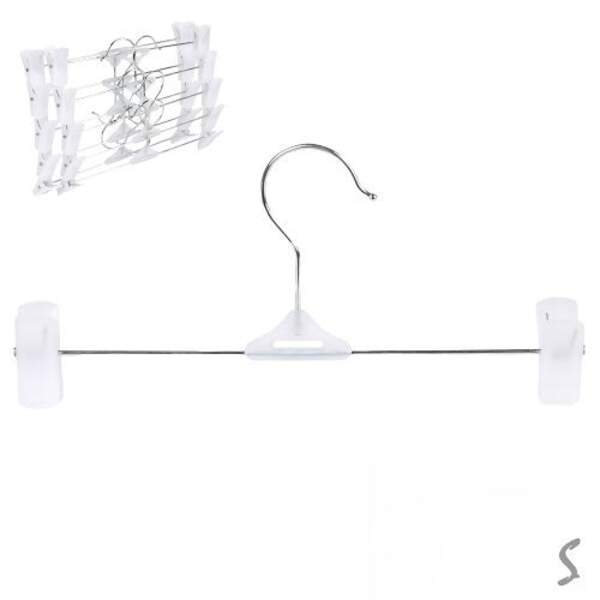 Вішалка для штанів з прищіпками 10шт/уп 26.5см R100715 (50уп) (шт)