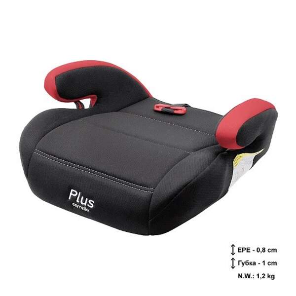 Автокрісло-бустер CARRELLO Plus CRL-16007 Raven Red+направляючий ремінь 75см /5/ (шт)