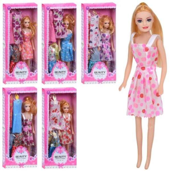 Лялька YY2144A (96шт) 25см, лялька з вбранням, плаття, мікс видів, в кор-ці, 13,5-32-4см (шт)