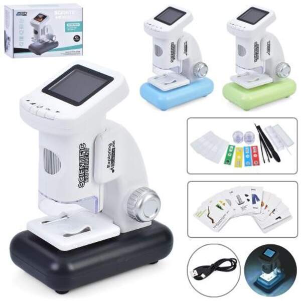 Оптичний прилад W5813A (6шт) мікроскоп, 22см, акум, 120-1200 Х, дісплей(кольоровий, фото, відео, 8 р (шт)