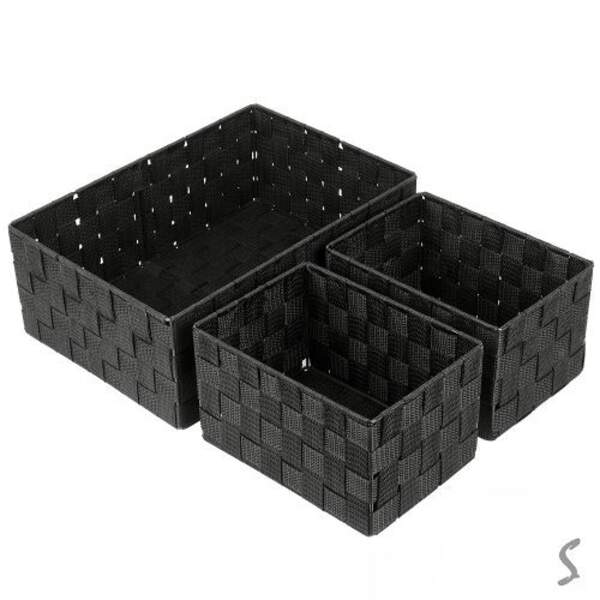 Кошик для зберігання 3пр/наб 35*24*13/21*15*12.5см R42050 (12наб) (шт)