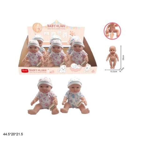 Пупс 29см QH3021-1 муз.2в.6шт.в кор.44,5*20*21,5 /12/72/ (шт)