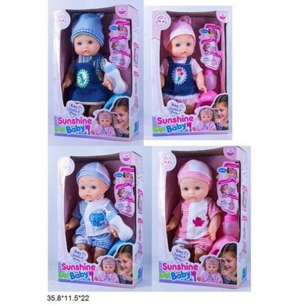 Пупс 35см TB1840C/D інтер-ний з аксес.горщик,муз.2в.2кол.кор.35,8*11,5*22 /24/ (шт)