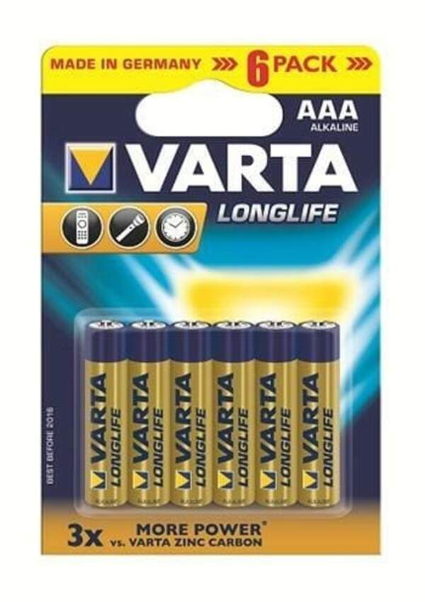 Varta  Long Life Extra LR3 (6bl) (шт)