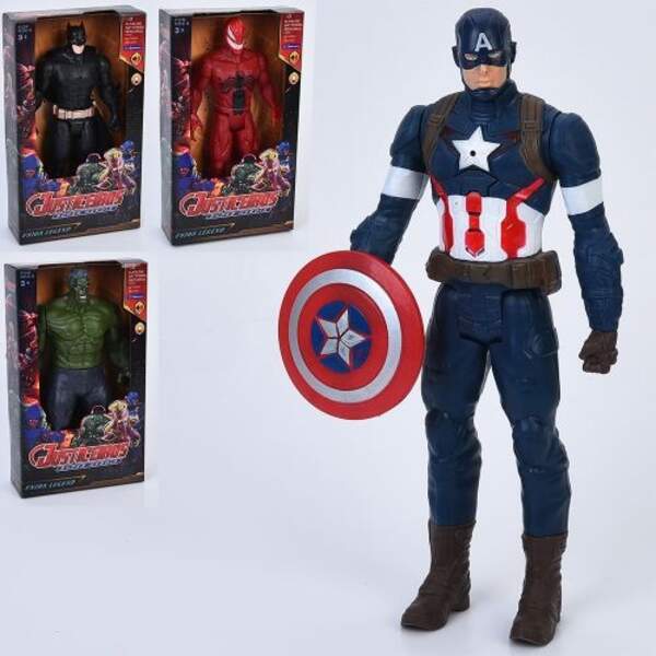 Фігурки для гри 90387-3-7-8-A (18шт) AV, супергерой, 30см, звук, світло, рухливі руки та ноги, 4 вид (шт)