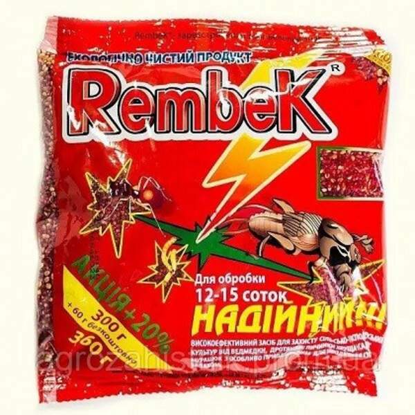 Rembek от медведки , мурав 360гр RED Г-КА (40) (шт)