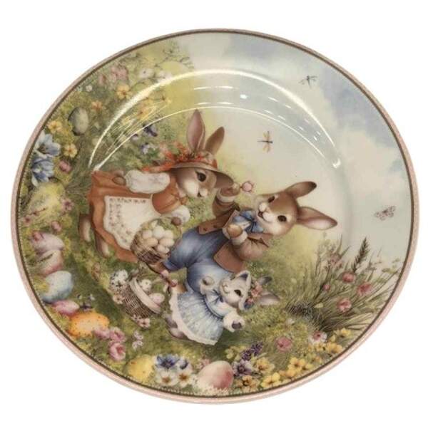 Тарілка великодня "Easter Tale" 2шт/наб 19см R40726 (18наб) (шт)