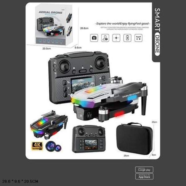 Р.К.Квадрокоптер A11 MAX складний,HD камера,датчик перешкоди,акум.USB.світ.кор.26,6*9,6*20,5 /24/ (шт)