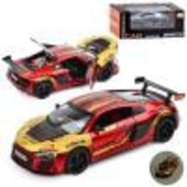 Машина AP-2051 (12шт) АвтоСвіт, 1:24, метал, інерц, 20,5см, звук, світло, відчиняються двері/капот/б (шт)