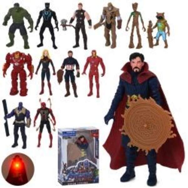 Фігурки для гри XG-8855 (96шт) AV, від 15см, світло, руки на ноги рухливі, 12видів, на бат(табл), в (шт)