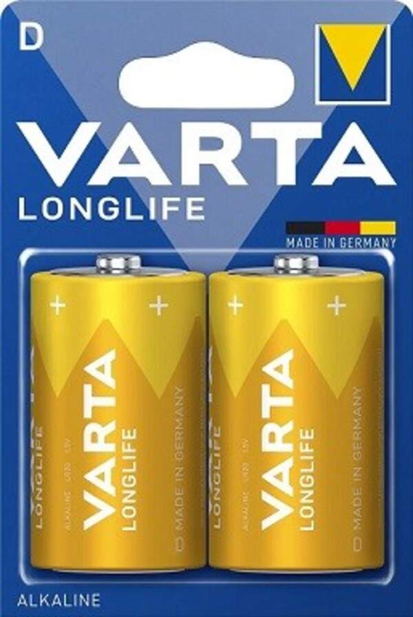 Varta LR20 (2бл)  Longlife  Power (2bl)12/60/ (04920121422) (шт)