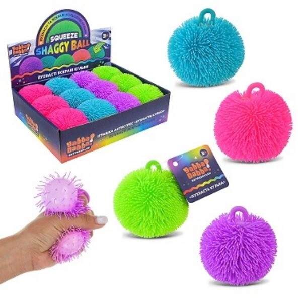 Антистрес YabbaDabba арт. YD2537 (288шт) наповнювач PVA 7см 4 кольори 12шт дисплей бокс  22х17х6 см (шт)