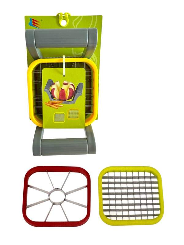 Овочерізка зі змінними насадками металопл. на аркуші (6,5*10*16,5)см №ZF-I004B (96) (шт)