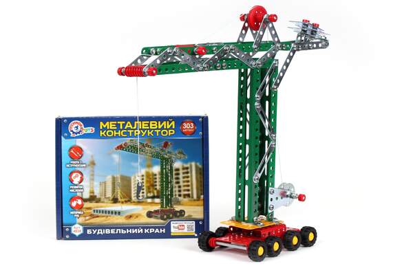 Конструктор металевий "Будівельний кран ТехноК" арт. 4838 (шт)