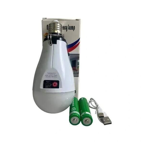 Лампочка з акумулятором Y6920 2 x 18650 20w (100) 2066 (шт)