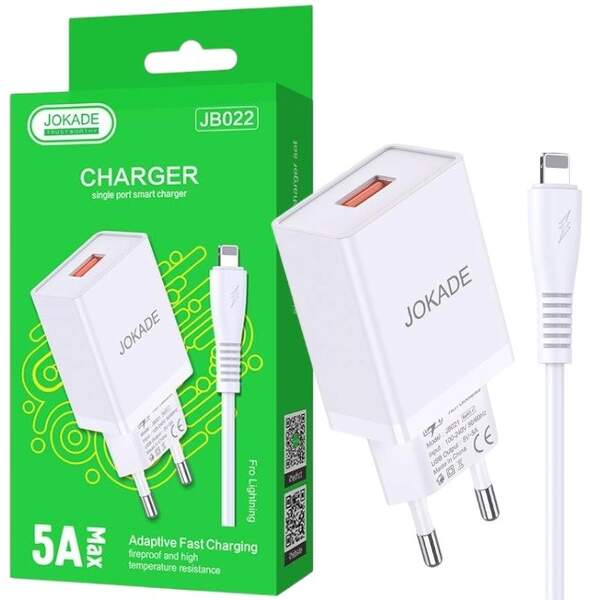 МЗП JOKADE JB022 + кабель Lightning white (шт)
