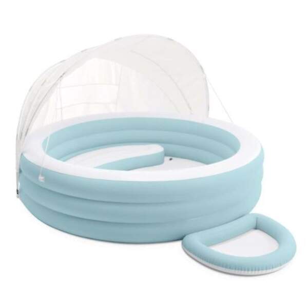 Басейн дитячий 57195 (2шт) надувний, 277х221х137см, UPF 50+, знімний навіс і надувна ванночка для ні (шт)