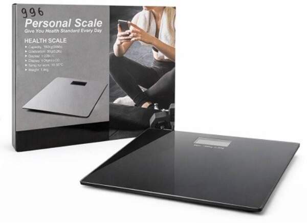 Ваги для тіла однотонні для підлоги (30*30)см 180кг. 2кол. №996 (10) (8227) (шт)