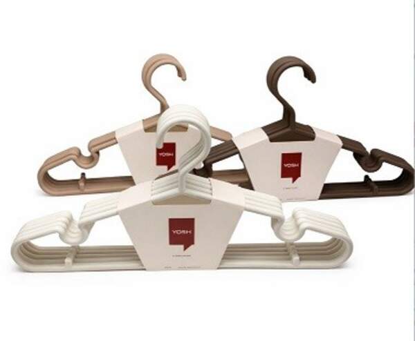 Вішалка пласт. у наборі 5 шт, ціна за набір у 4 кол. №6134-3 (52) (шт)